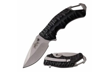 master-usa-mu-a084bk-spring-assisted-knife-2-75in-3cr13-stainless-steel-spear-point-steel-blade-injection-molded-handle-black-mu-a084bk